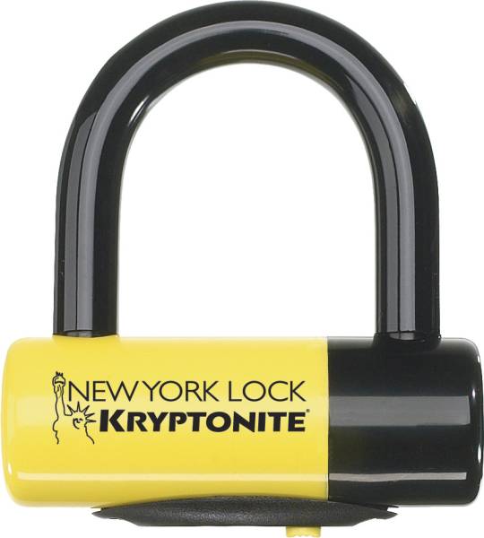 KRYPTONITE - NEW YORK DISC LOCK BLACK/YELLOW - Image 1