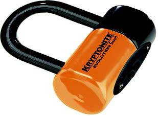 KRYPTONITE - EVOLUTION SERIES 4 DISC LOCK ORANGE W/POUCH AND CABLE - Image 1