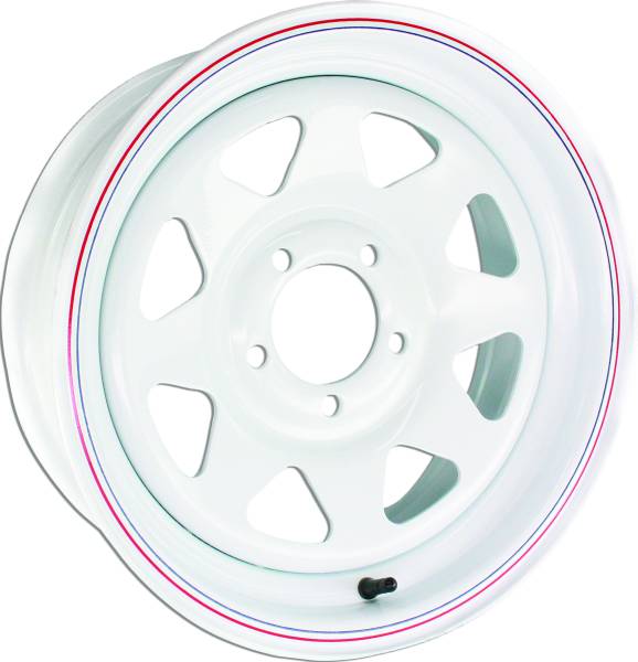 AWC - 8 SPOKE STEEL TRAILER WHEEL 12"X4" - Image 1