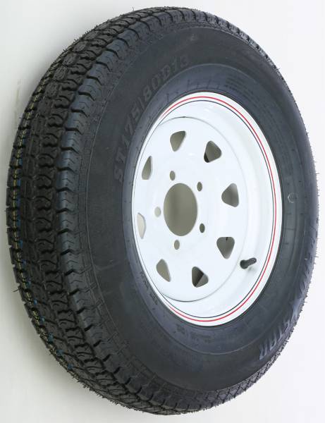 AWC - TRAILER TIRE AND WHEEL ASSEMBLY WHITE - Image 1