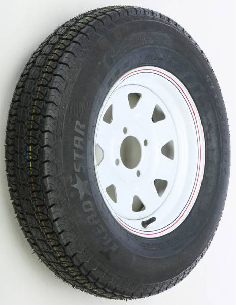 AWC - TRAILER TIRE AND WHEEL ASSEMBLY WHITE - Image 1