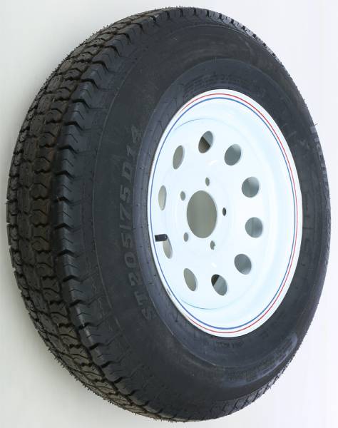 AWC - TRAILER TIRE AND WHEEL ASSEMBLY WHITE - Image 1