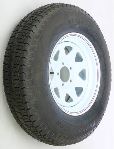 AWC - TRAILER TIRE AND WHEEL ASSEMBLY WHITE - Image 1