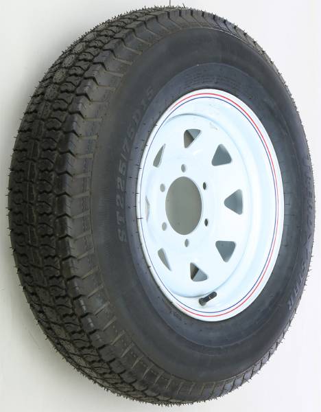 AWC - TRAILER TIRE AND WHEEL ASSEMBLY WHITE - Image 1