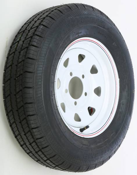 AWC - TRAILER TIRE AND WHEEL ASSEMBLY WHITE - Image 1