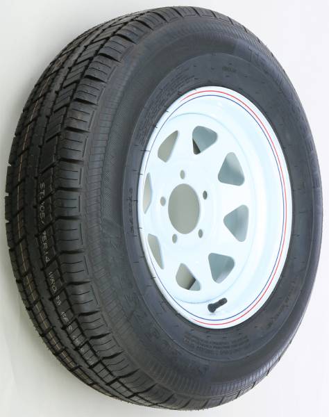 AWC - TRAILER TIRE AND WHEEL ASSEMBLY WHITE - Image 1