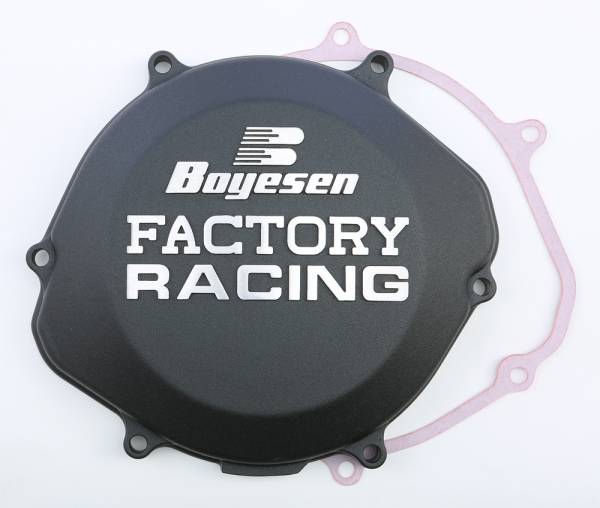 BOYESEN - FACTORY RACING CLUTCH COVER BLACK - Image 1