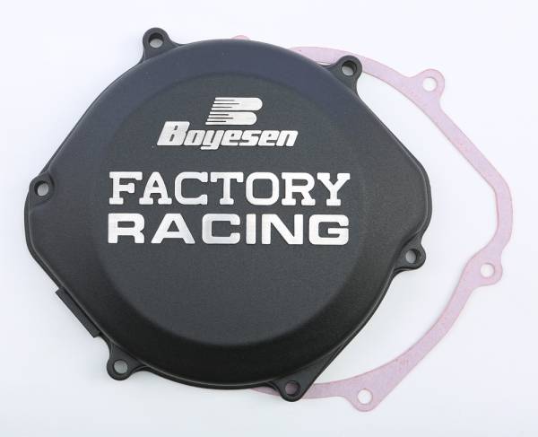 BOYESEN - FACTORY RACING CLUTCH COVER BLACK - Image 1