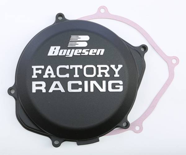 BOYESEN - FACTORY RACING CLUTCH COVER BLACK - Image 1