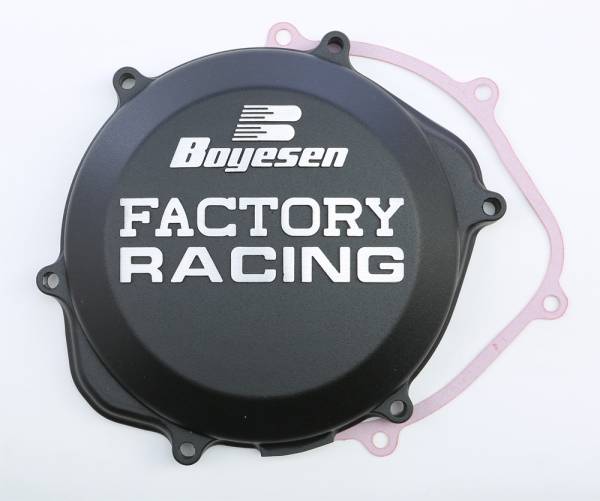 BOYESEN - FACTORY RACING CLUTCH COVER BLACK - Image 1