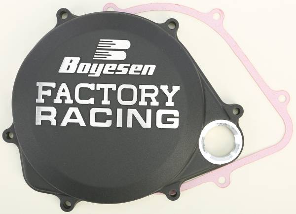 BOYESEN - FACTORY RACING CLUTCH COVER BLACK - Image 1