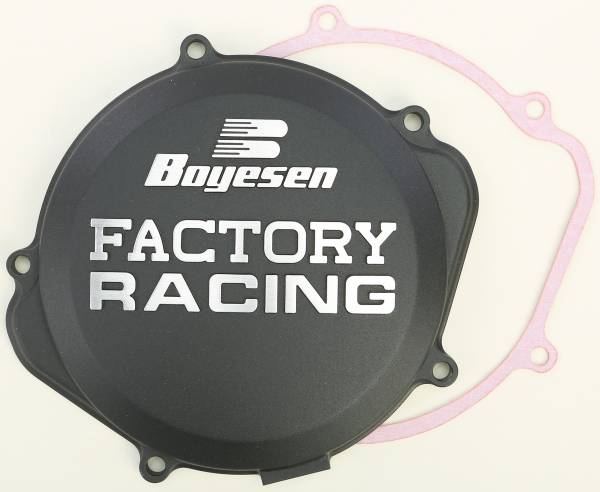 BOYESEN - FACTORY RACING CLUTCH COVER BLACK - Image 1