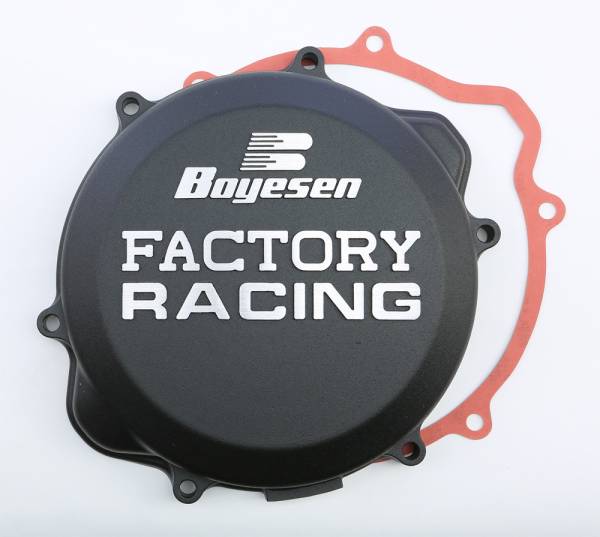 BOYESEN - FACTORY RACING CLUTCH COVER BLACK - Image 1