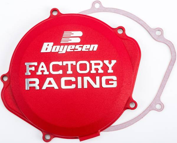 BOYESEN - FACTORY RACING CLUTCH COVER RED - Image 1