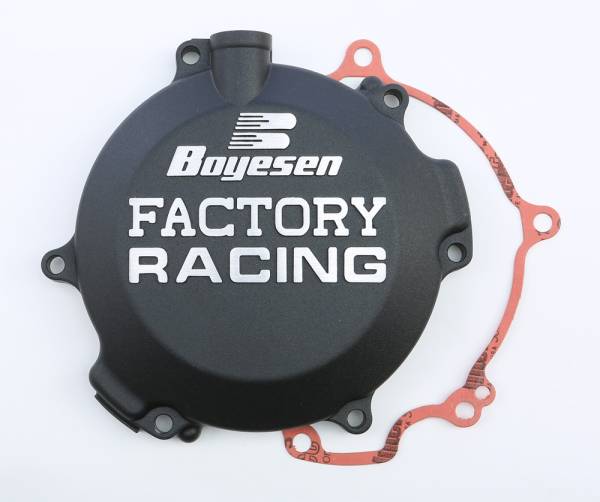 BOYESEN - FACTORY RACING CLUTCH COVER BLACK - Image 1