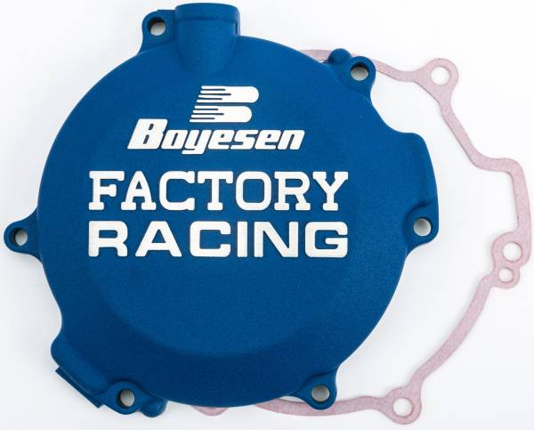 BOYESEN - FACTORY RACING CLUTCH COVER BLUE - Image 1