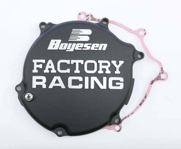 BOYESEN - FACTORY RACING CLUTCH COVER BLACK - Image 1