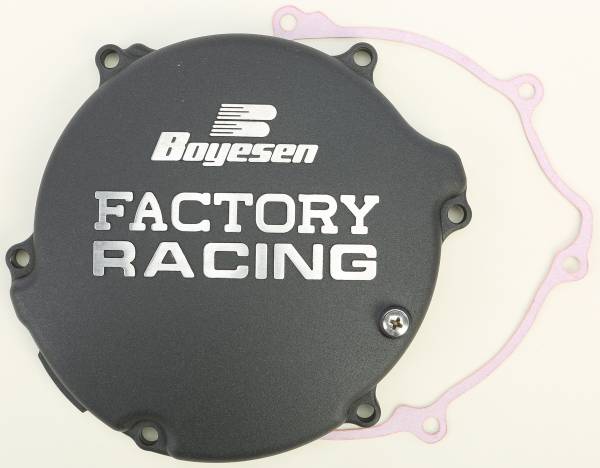 BOYESEN - FACTORY RACING CLUTCH COVER BLACK - Image 1