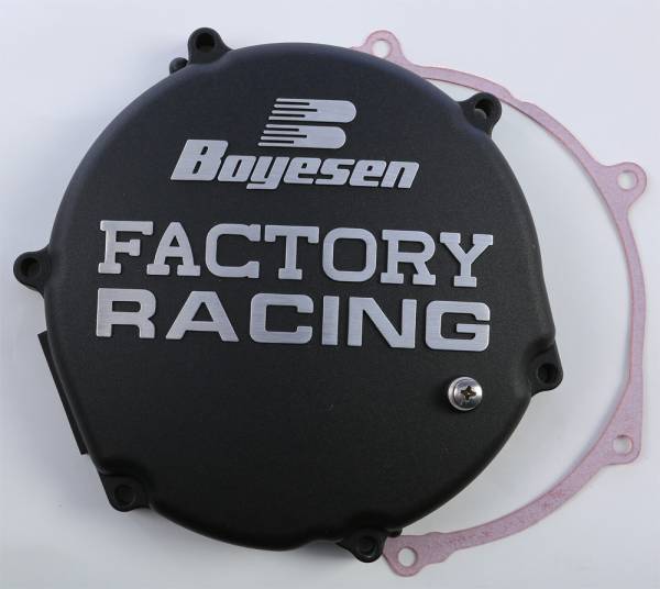 BOYESEN - FACTORY RACING CLUTCH COVER BLACK - Image 1