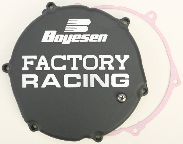 BOYESEN - FACTORY RACING CLUTCH COVER BLACK - Image 1