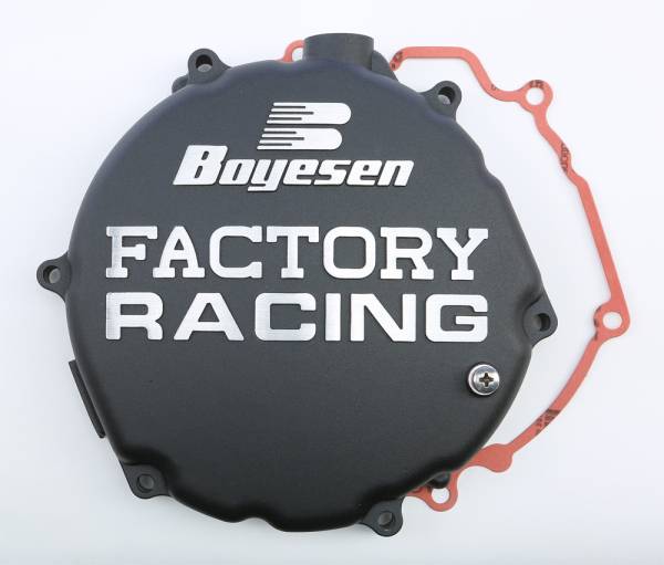 BOYESEN - FACTORY RACING CLUTCH COVER BLACK - Image 1