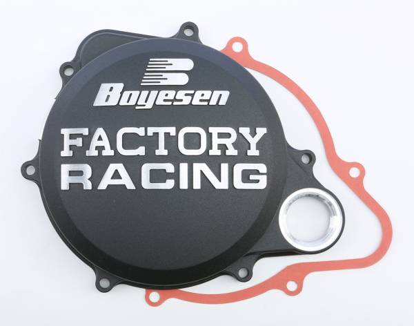 BOYESEN - FACTORY RACING CLUTCH COVER BLACK - Image 1