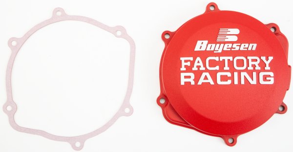 BOYESEN - FACTORY RACING CLUTCH COVER RED - Image 1