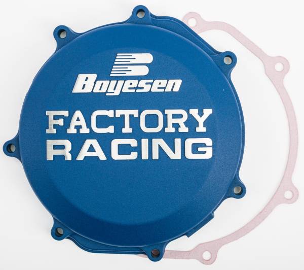 BOYESEN - FACTORY RACING CLUTCH COVER BLUE - Image 1