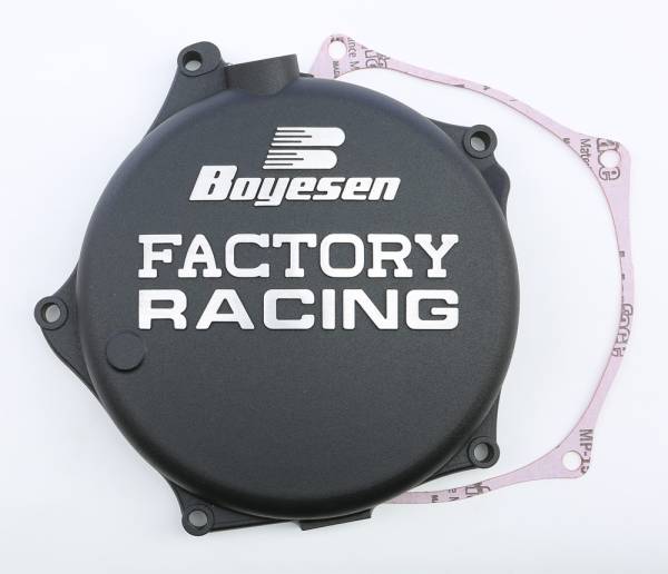 BOYESEN - FACTORY RACING CLUTCH COVER BLACK - Image 1