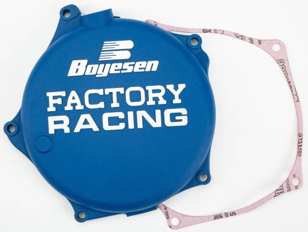 BOYESEN - FACTORY RACING CLUTCH COVER BLUE - Image 1