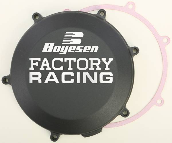 BOYESEN - MOTORCYCLE CLUTCH COVER BLACK - Image 1