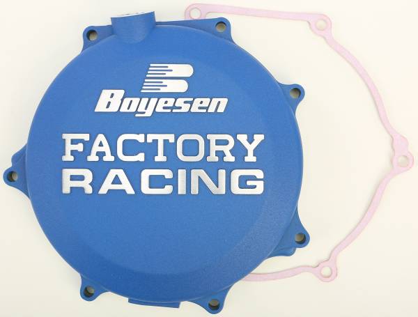 BOYESEN - FACTORY RACING CLUTCH COVER BLUE - Image 1