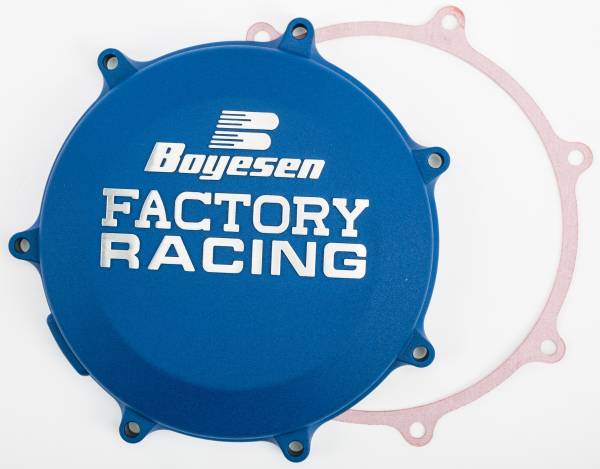 BOYESEN - FACTORY RACING CLUTCH COVER KAW BLUE - Image 1