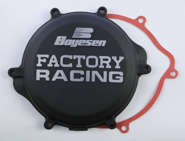 BOYESEN - FACTORY RACING CLUTCH COVER BLACK - Image 1