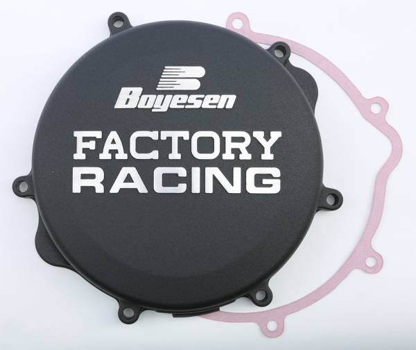 BOYESEN - FACTORY RACING CLUTCH COVER BLACK - Image 1