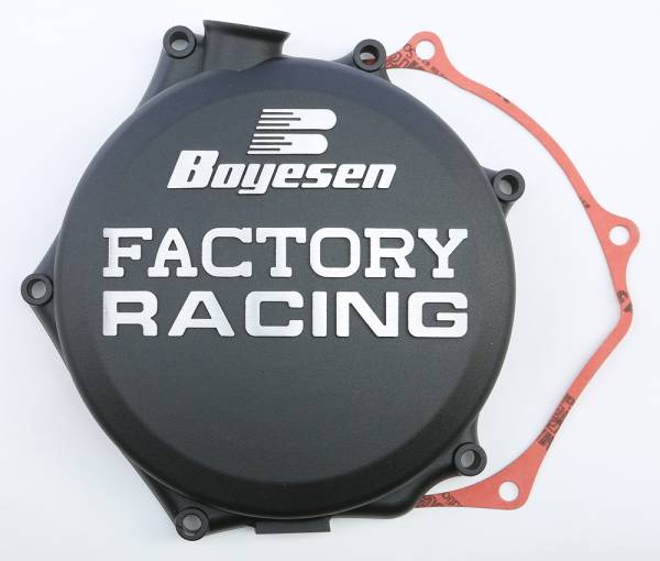 BOYESEN - FACTORY RACING CLUTCH COVER BLACK - Image 1