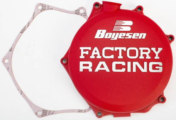 BOYESEN - FACTORY RACING CLUTCH COVER RED - Image 1