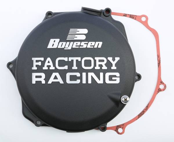 BOYESEN - FACTORY RACING CLUTCH COVER BLACK - Image 1