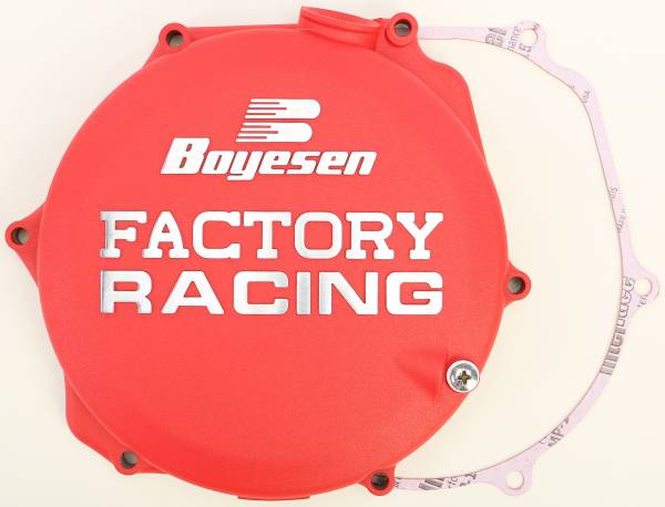 BOYESEN - FACTORY RACING CLUTCH COVER RED - Image 1