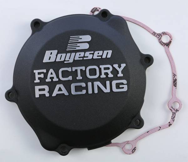 BOYESEN - FACTORY RACING CLUTCH COVER BLACK - Image 1