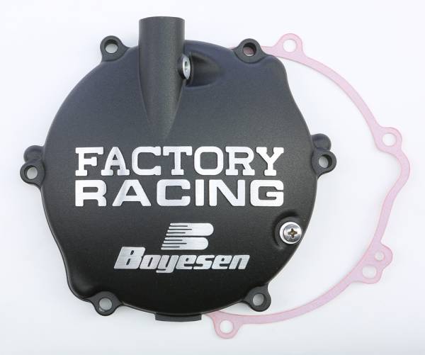 BOYESEN - FACTORY RACING CLUTCH COVER BLACK - Image 1