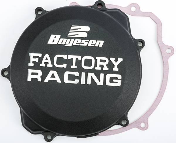 BOYESEN - FACTORY RACING CLUTCH COVER BLACK - Image 1