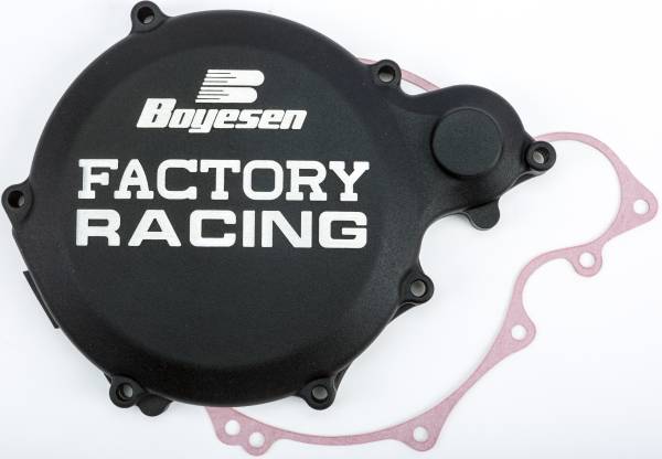 BOYESEN - FACTORY RACING CLUTCH COVER BLACK - Image 1