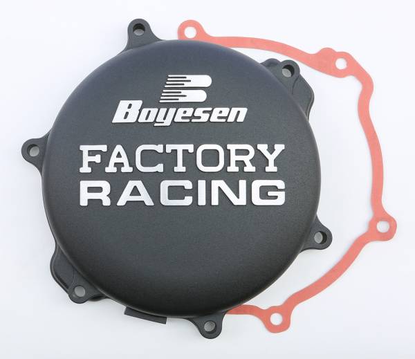 BOYESEN - FACTORY RACING CLUTCH COVER BLACK - Image 1