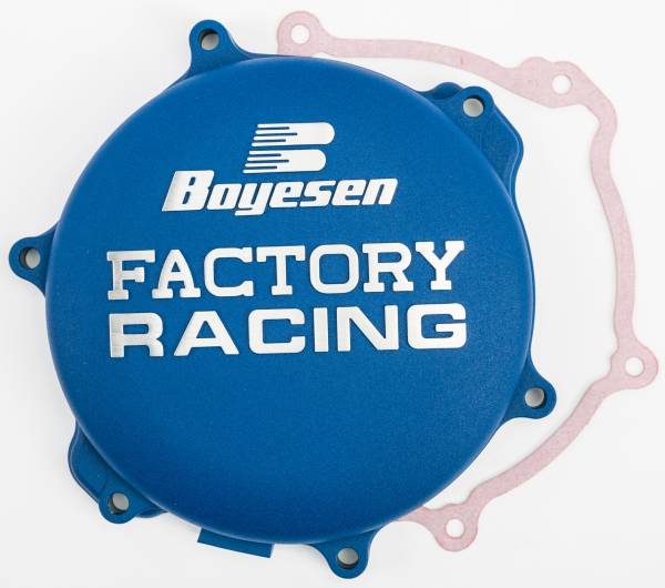 BOYESEN - FACTORY RACING CLUTCH COVER BLUE - Image 1