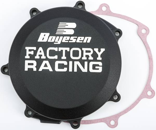 BOYESEN - FACTORY RACING CLUTCH COVER BLACK - Image 1