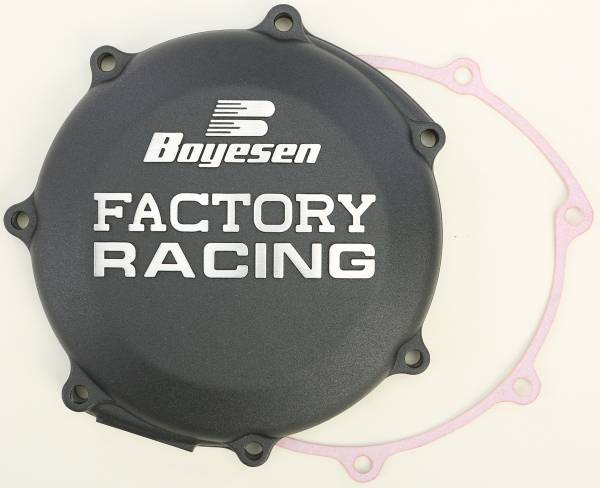 BOYESEN - FACTORY RACING CLUTCH COVER BLACK - Image 1