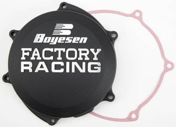 BOYESEN - FACTORY RACING CLUTCH COVER BLACK - Image 1