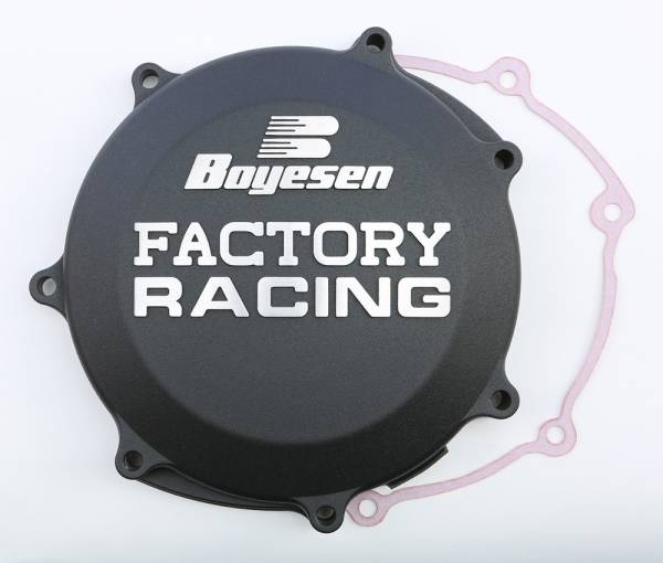 BOYESEN - FACTORY RACING CLUTCH COVER BLACK - Image 1