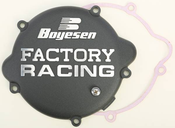 BOYESEN - FACTORY RACING CLUTCH COVER BLACK - Image 1